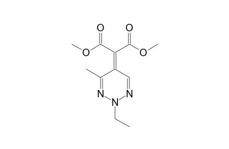 Dimethyl (2'-Ethyl-4'-methyl-2'H-1,2,3-triazin-5'-ylidene)malonate