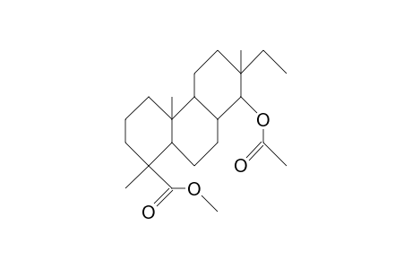 14-Acetoxy-18-isopimaranoic acid, methyl ester
