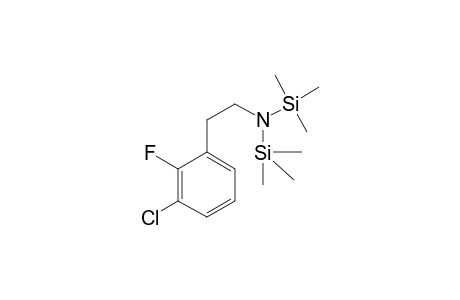 3-Chloro-2-fluorophenethylamine 2TMS