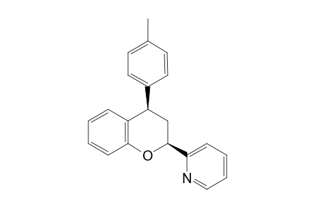 2-((2S*,4R*)-4-(p-Tolyl)chroman-2-yl)pyridine