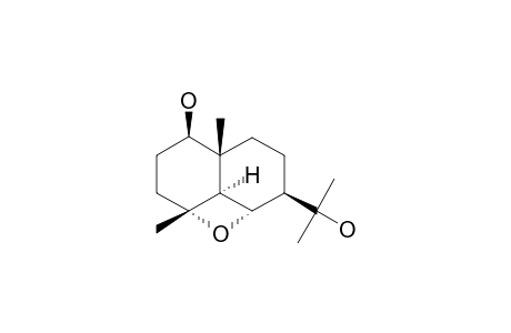 11-HYDROXY-CAPITULATIN-B;4-ALPHA,6-ALPHA-EPOXY-1-BETA,11-DIHYDROXY-4-BETA-METHYL-EUDESMANE