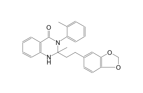 2-Homopiperonyl-2-methyl-3-(o-tolyl)-1H-quinazolin-4-one