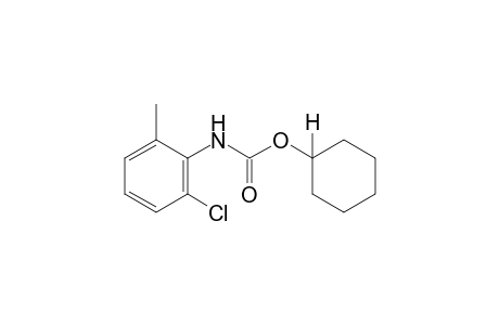 2-chloro-6-methylcarbanilic acid, cyclohexyl ester