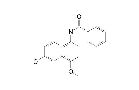 1-(Benzoylamino)-4-methoxy-6-hydroxynaphthalene