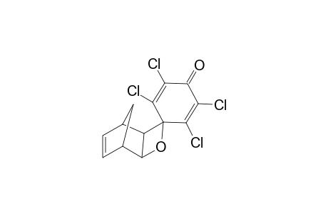 2,3,5,6-Tetrachloro-spiro[cyclohexa-2,5-diene-1,4'-[3]-oxatricyclo[4.2.1.0(2,5)]-non[7]en-4-one]