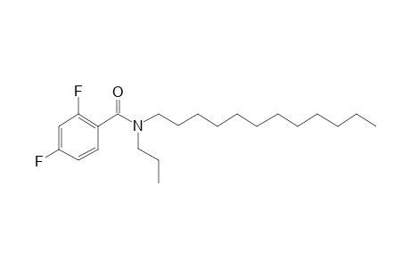 Benzamide, 2,4-difluoro-N-propyl-N-dodecyl-