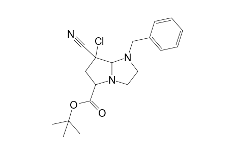 1-Benzyl-7-chloro-7-cyano-5-tert-butoxycarbonylhexahydro-1H-pyrrolo[1,2-a]imidazole