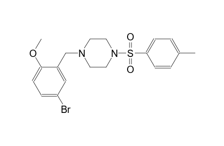 Piperazine, 1-[(5-bromo-2-methoxyphenyl)methyl]-4-[(4-methylphenyl)sulfonyl]-