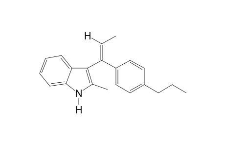 2-Methyl-3-(1-(4-propylphenyl)1-propen-1-yl)-1H-indole II