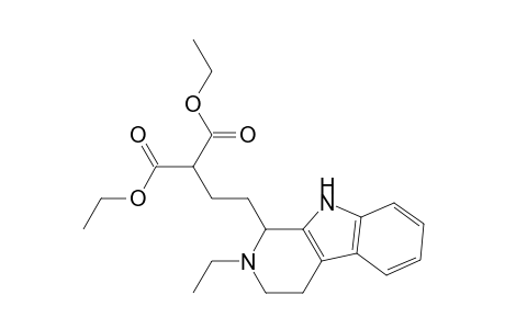 2-[2-(2-ethyl-1,3,4,9-tetrahydro-$b-carbolin-1-yl)ethyl]malonic acid diethyl ester