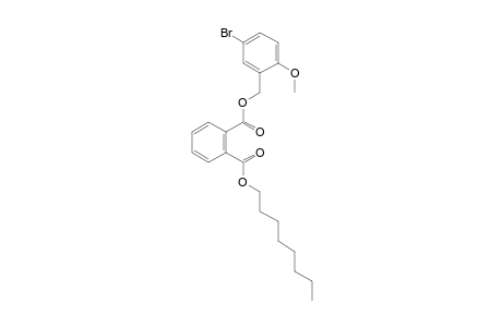 Phthalic acid, 5-bromo-2-methoxybenzyl octyl ester