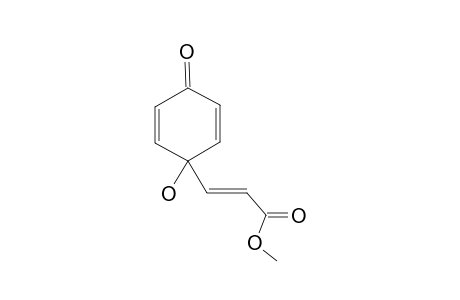 GRAVIQUINONE;4-HYDROXY-4-(3-METHOXYCARBONYL)-ETHENYLCYCLOHEXADIEN-1-ONE