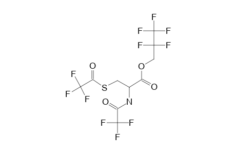 L-Cysteine, N,S-di(trifluoroacetyl)-, 2,2,3,3,3-pentafluoropropyl ester