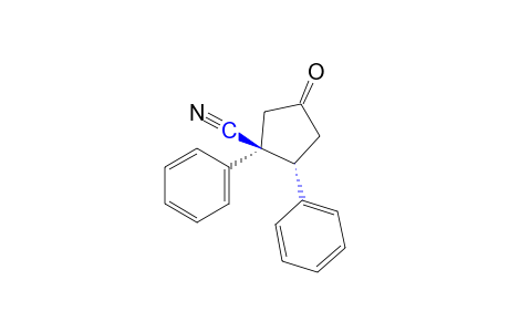 1,2-cis-diphenyl-4-oxocyclopentanecarbonitrile