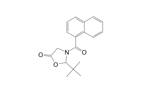2-tert-Butyl-3-(1-naphthoyl)-1,3-oxazolidin-5-one