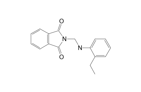 N-[(o-ethylanilino)methyl]phthalimide