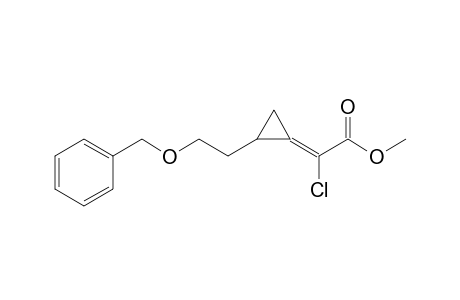 METHYL-2-[(2'-BENZYLOXYETHYL)-CYCLOPROPYLIDENE]-2-CHLOROACETATE;ISOMER-1