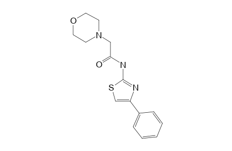 2-Morpholin-4-yl-N-(4-phenyl-thiazol-2-yl)-acetamide