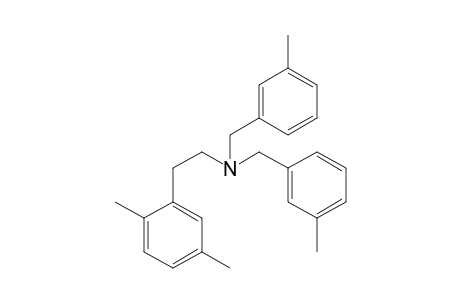 2-(2,5-Dimethylphenyl)-N,N-bis(3-methylbenzyl)ethan-1-amine