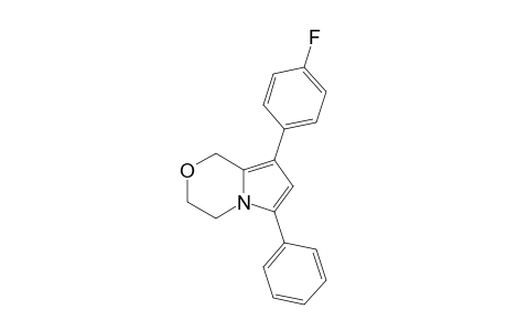 (REL-6R,12BR)-8-(4-FLUOROPHENYL)-6-PHENYL-3,4-DIHYDRO-1H-PYRROLO-[2,1-C]-[1,4]-OXAZINE
