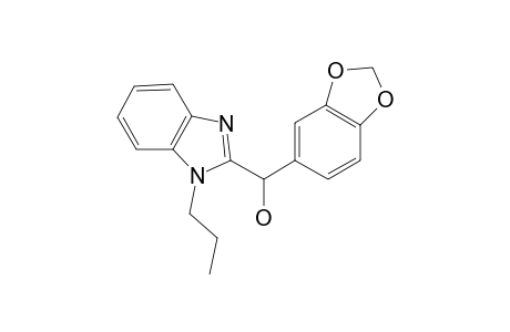 2-Benzimidazolemethanol, .alpha.-(3,4-methylenedioxyphenyl)-1-propyl-