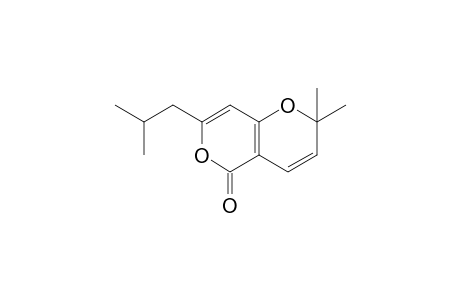 Pyran-5-one<2,2-dimethyl-7-isobutyl-2H,5H-pyr