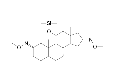 5.ALPHA.-ANDROSTAN-11.ALPHA.-OL-2,16-DIONE(2,16-DI-O-METHYLOXIME-11.ALPHA.-TRIMETHYLSILYL ETHER)