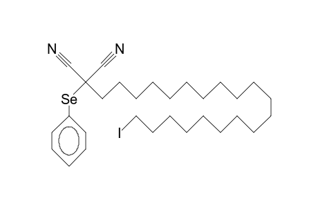 1,1-Dicyano-1-phenylseleno-21-iodo-heneicosane