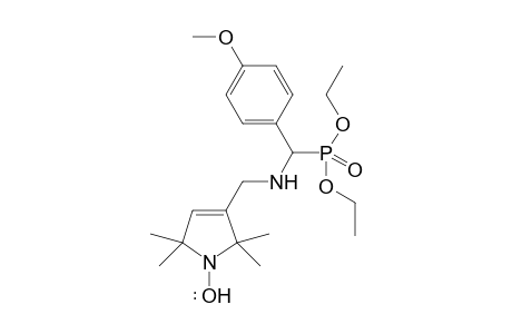 (Diethyl ((((2,2,5,5-tetramethyl-2,5-dihydro-1H-pyrrol-3-yl)methyl)amino)(4-methoxyphenyl)methyl)phosphonate-1-yl)oxydanyl