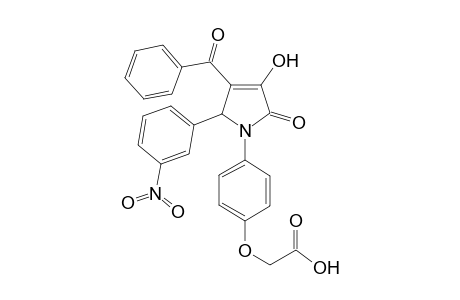 acetic acid, [4-[3-benzoyl-2,5-dihydro-4-hydroxy-2-(3-nitrophenyl)-5-oxo-1H-pyrrol-1-yl]phenoxy]-
