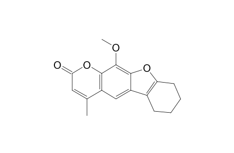 11-methoxy-4-methyl-6,7,8,9-tetrahydro-[1]benzoxolo[3,2-g]chromen-2-one