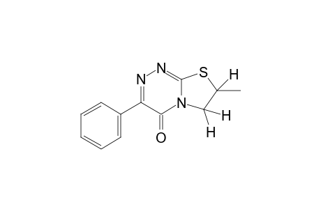 6,7-dihydro-7-methyl-3-phenyl-4H-thiazolo[2,3-c]-as-triazin-4-one