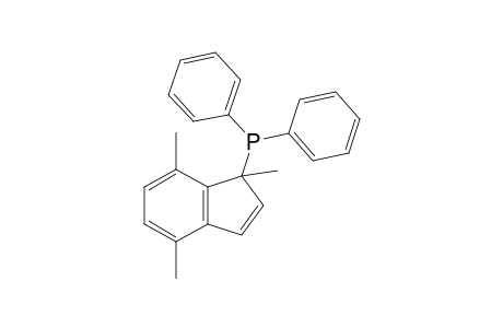 3-(Diphenylphosphino)-3,4,7-trimethylindene