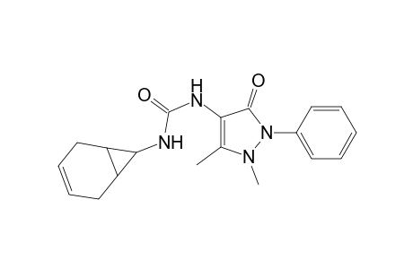 1-(7-bicyclo[4.1.0]hept-3-enyl)-3-(1,5-dimethyl-3-oxidanylidene-2-phenyl-pyrazol-4-yl)urea
