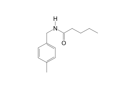 N-(4-methylbenzyl)pentanamide