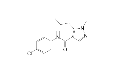 4'-chloro-1-methyl-5-propylpyrazole-4-carboxanilide