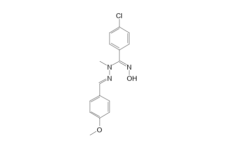 4-Methoxybenzaldehyde, methyl(4-chlorobenzoylhydrazone), oxime