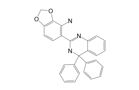 2-(3,4-Methylenedioxy-2-aminophenyl)-4,4-diphenyl-3,4-dihydroquinazoline