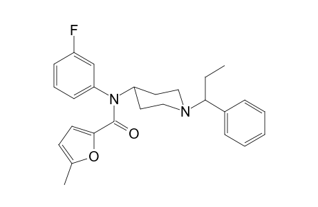 N-3-Fluorophenyl-5-methyl-N-[1-(1-phenylpropyl)piperidin-4-yl]furan-2-carboxamide