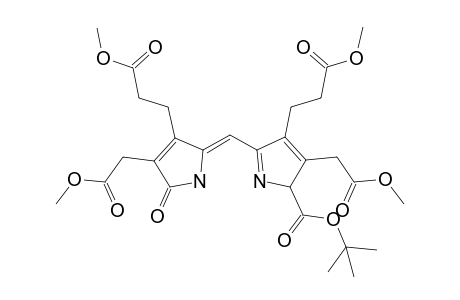 T-Butyl 1,10-dihydro-3,7-bis(2-methoxycarbonylethyl)-2,8-bis(methoxycarbonylmethyl)-1-oxodipyrrin-9-carboxylate