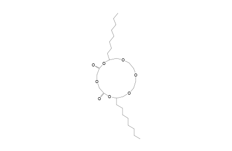 8,18-dioctyl-1,4,7,10,13,16-hexaoxacyclooctadecane-2,6-dione