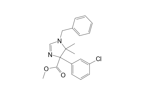 Methyl 1-Benzyl-5,5-dimethyl-4-(3'-chlorophenyl)-4,5-dihydro-1H-imidazole-4-carboxylate