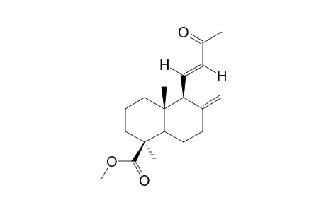 Methyl 13-oxo-14,15-dinor-labda-8(17),11E-dien-19-oate