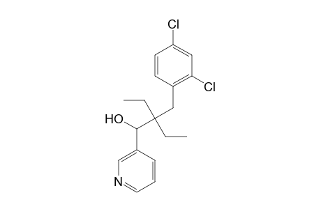 3-Pyridinemethanol, alpha-[1-[(2,4-dichlorophenyl)methyl]-1-ethylpropyl]-