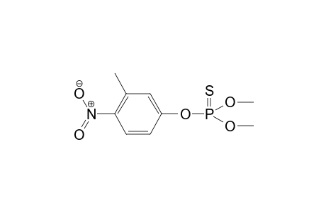 phosphorothioic acid, O,O-dimethyl O-4-nitro-m-tolyl ester