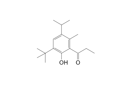 3'-tert-butyl-2'-hydroxy-5'-isopropyl-6'-methylpropiophenone