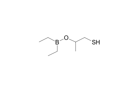 1-Methyl-2-sulfanylethyl diethylborinate