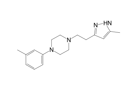 1-[2-(5-methylpyrazol-3-yl]ethyl]-4-m-tolylpiperazine