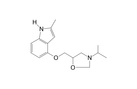 4-((3-isopropyl-2,3,4,5-tetrahydrooxazol-5-yl)methoxy)-2-methylindole