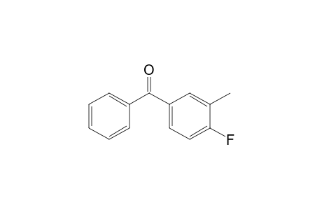 (4-Fluoranyl-3-methyl-phenyl)-phenyl-methanone